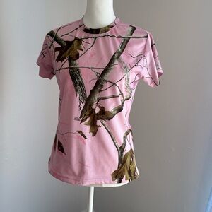 Realtree Pink Camo Kids Short Sleeve Tee
